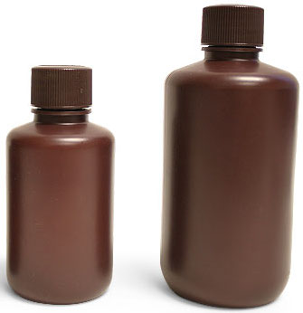 Amber HDPE Bottles